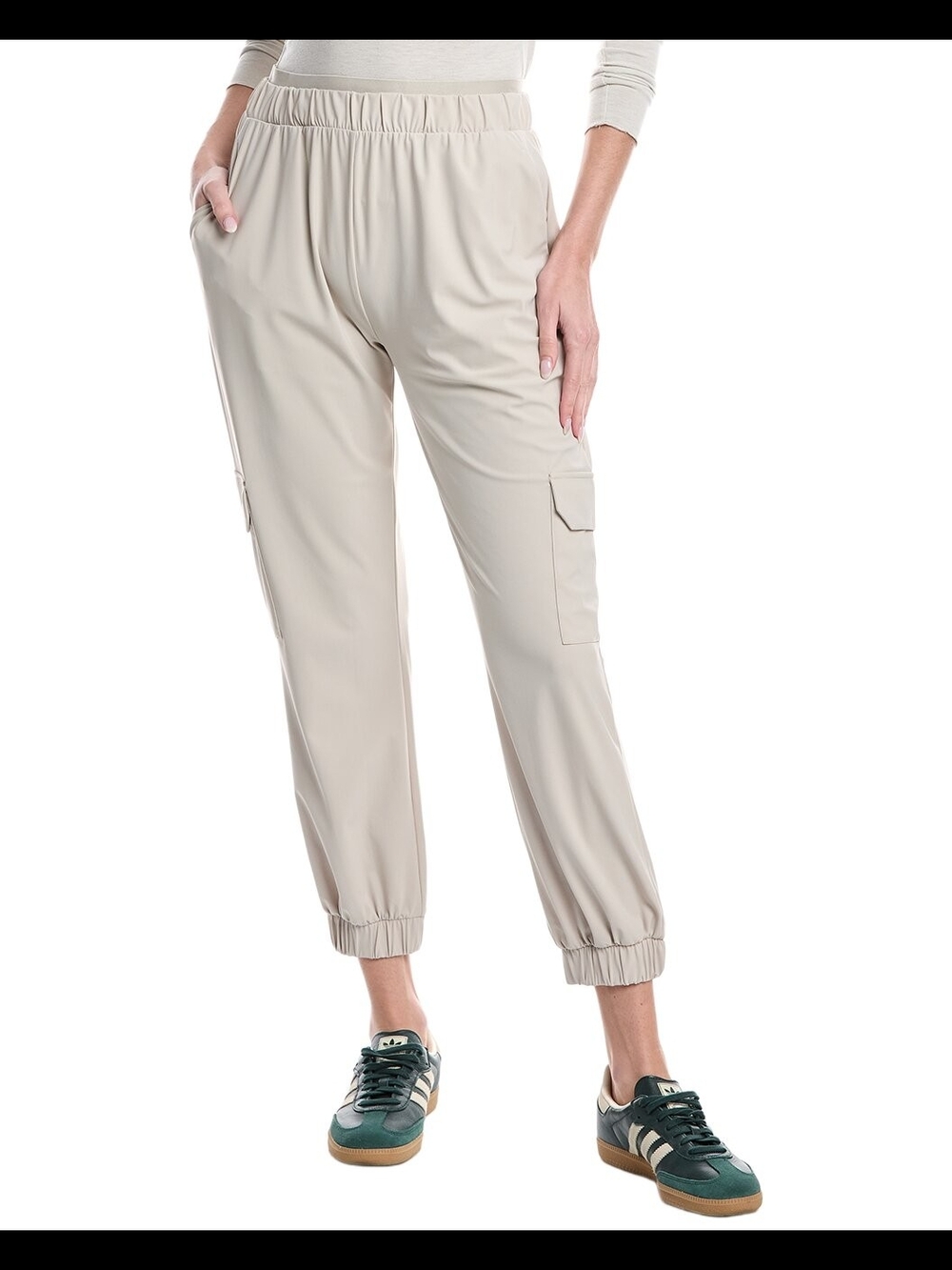 Sweaty Betty Mineral Biege Cargo Jogger Pants S